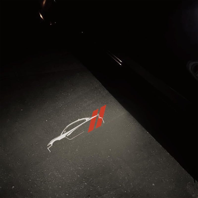 MXGAIC 2Pcs Car Door Logo Lights Compatible with Charger 2010-present Puddle Lamps Projector Laser Door Shadow Light Puddle Lights Accessories (P1) - Image 2